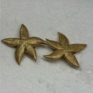 St. John Gold Starfish Earrings